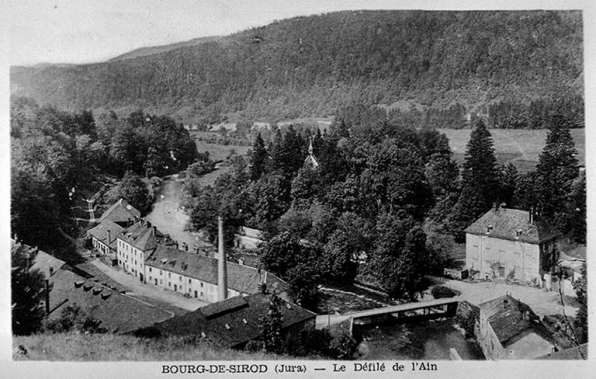 Bourg-de-Sirod (Jura).- Le Défilé de l'Ain. © Région Bourgogne-Franche-Comté, Inventaire du patrimoine