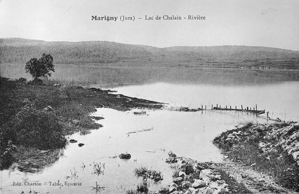 Marigny (Jura) - Lac de Chalain - Rivière. © Région Bourgogne-Franche-Comté, Inventaire du patrimoine