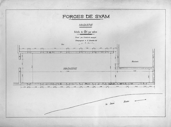Forges de Syam. Magasins. © Région Bourgogne-Franche-Comté, Inventaire du patrimoine