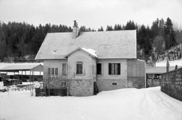 Façade latérale gauche. © Région Bourgogne-Franche-Comté, Inventaire du patrimoine