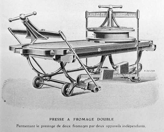 Presse à fromage double. © Région Bourgogne-Franche-Comté, Inventaire du patrimoine
