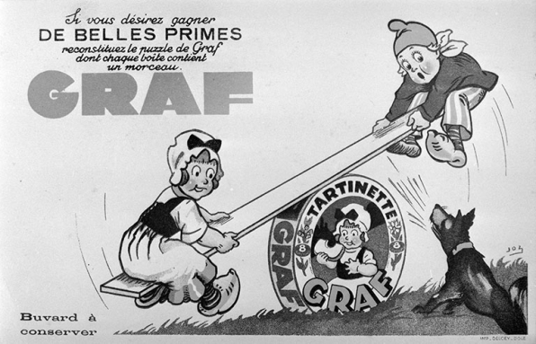 Buvard publicitaire. © Région Bourgogne-Franche-Comté, Inventaire du patrimoine