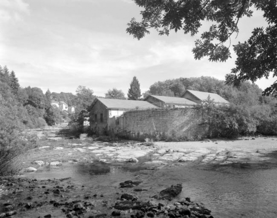 Extrémité nord depuis la rive droite. © Région Bourgogne-Franche-Comté, Inventaire du patrimoine