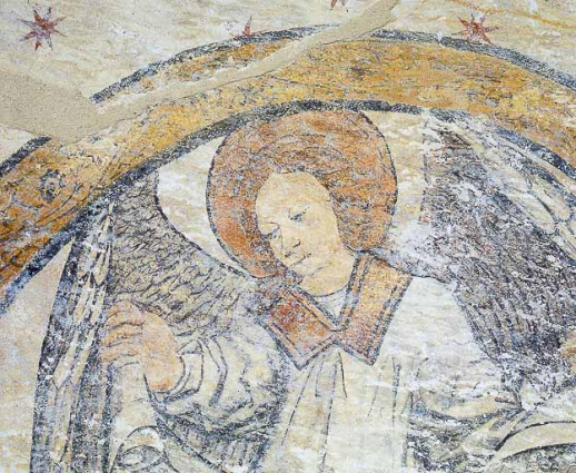 L'ange de saint Matthieu, détail. © Région Bourgogne-Franche-Comté, Inventaire du patrimoine