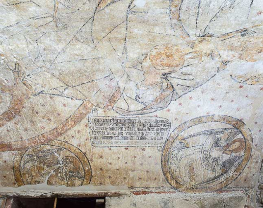 Partie inférieure de la voûte du choeur. © Région Bourgogne-Franche-Comté, Inventaire du patrimoine