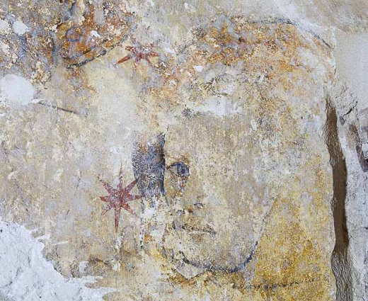 Un apôtre, dans la partie droite de la Cène. © Région Bourgogne-Franche-Comté, Inventaire du patrimoine