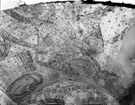 Détail de la partie ouest de la voûte du choeur. © Région Bourgogne-Franche-Comté, Inventaire du patrimoine