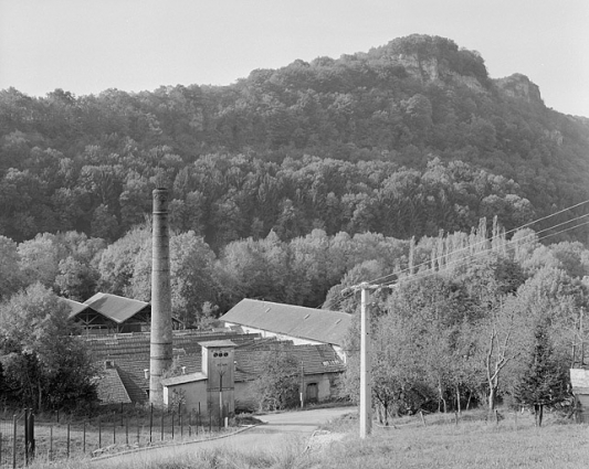 Vue des toitures depuis le nord. © Région Bourgogne-Franche-Comté, Inventaire du patrimoine