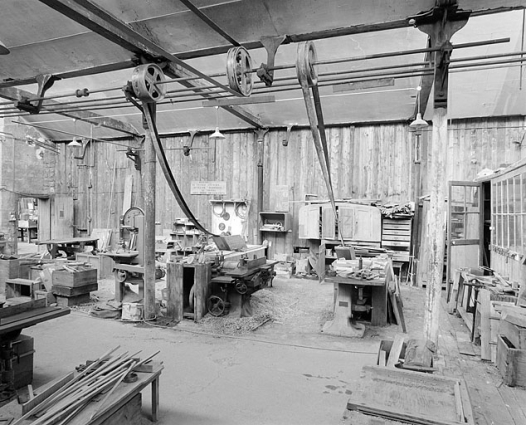 Vue d'ensemble de l'atelier depuis le nord. © Région Bourgogne-Franche-Comté, Inventaire du patrimoine