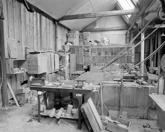 Vue d'ensemble de l'atelier depuis l'est. © Région Bourgogne-Franche-Comté, Inventaire du patrimoine