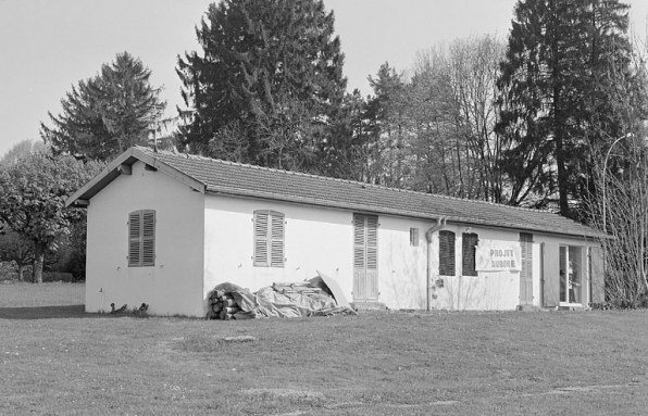 Partie nord : ancien bâtiment de la météorologie (détruit). © Région Bourgogne-Franche-Comté, Inventaire du patrimoine