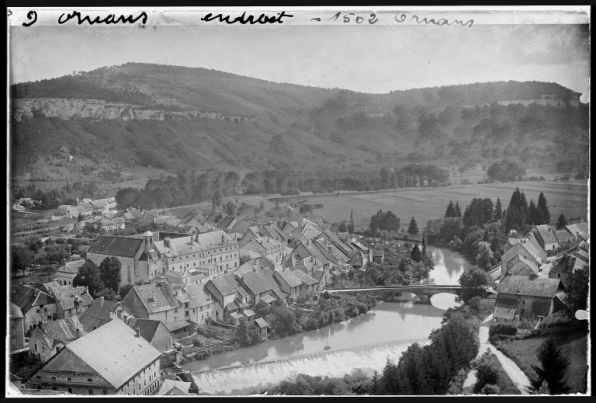 Vue de situation [1re moitié 20e siècle]. © Région Bourgogne-Franche-Comté, Inventaire du patrimoine