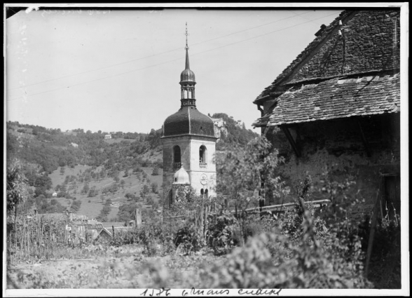 Le clocher [1re moitié 20e siècle]. © Région Bourgogne-Franche-Comté, Inventaire du patrimoine