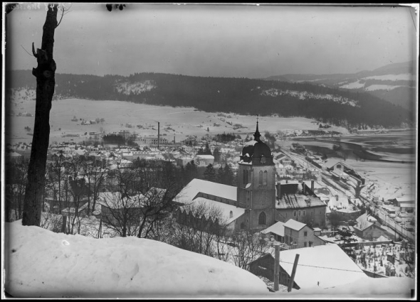 Vue de situation [1re moitié 20e siècle]. © Région Bourgogne-Franche-Comté, Inventaire du patrimoine