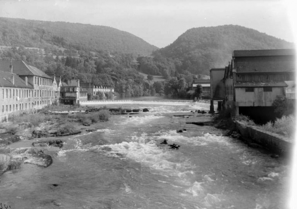 Façades sur le Doubs [1e moitié 20e siècle] © Région Bourgogne-Franche-Comté, Inventaire du patrimoine