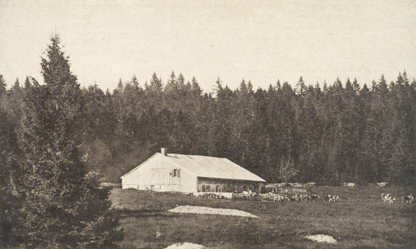 [Vue d'ensemble, depuis le sud], [1ère moitié 20e siècle].  © Région Bourgogne-Franche-Comté, Inventaire du patrimoine