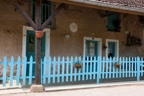 Façade antérieure, vue rapprochée. © Région Bourgogne-Franche-Comté, Inventaire du patrimoine