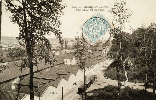 Valentigney (Doubs). Vue prise du Bannot. © Région Bourgogne-Franche-Comté, Inventaire du patrimoine