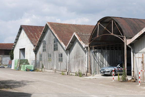 Pignons des magasins et entrepôts industriels. © Région Bourgogne-Franche-Comté, Inventaire du patrimoine
