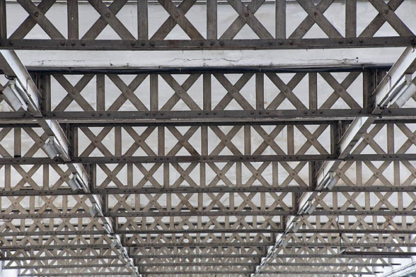 Extension ouest. Poutrelles à treillis de la charpente. © Région Bourgogne-Franche-Comté, Inventaire du patrimoine
