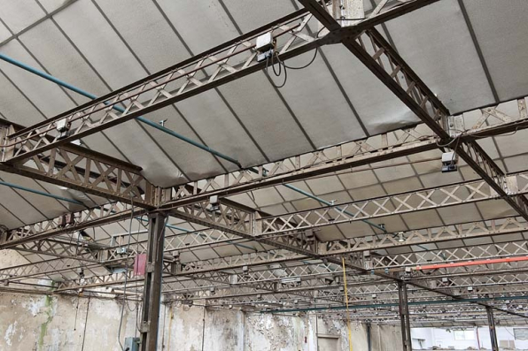 Atelier de fabrication. Eléments de charpente métallique. © Région Bourgogne-Franche-Comté, Inventaire du patrimoine