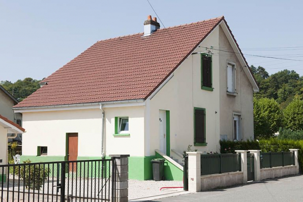 Maison jumelée modifiée. © Région Bourgogne-Franche-Comté, Inventaire du patrimoine