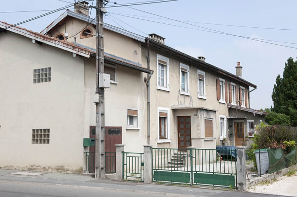 Cité ouvrière. Façade est d'une habitation. © Région Bourgogne-Franche-Comté, Inventaire du patrimoine