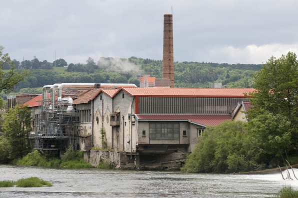 Bâtiments industriels depuis le nord. © Région Bourgogne-Franche-Comté, Inventaire du patrimoine