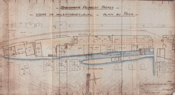 Ets Peugeot Frères. Usine de Valentigney-aval [partie nord]. © Région Bourgogne-Franche-Comté, Inventaire du patrimoine