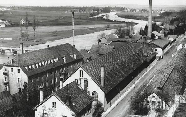 Vue plongeante depuis le sud-est en 1889. © Région Bourgogne-Franche-Comté, Inventaire du patrimoine