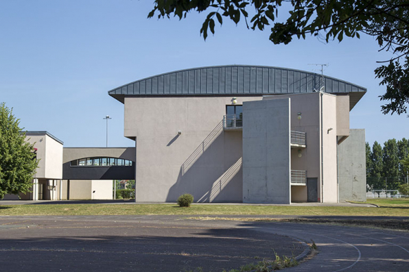 Pignon sud de l'externat est. © Région Bourgogne-Franche-Comté, Inventaire du patrimoine