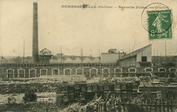 Demangevelle : Nouvelle usine. Carte postale. © Région Bourgogne-Franche-Comté, Inventaire du patrimoine Demangevelle : Nouvelle usine. Carte postale. © Région Bourgogne-Franche-Comté, Inventaire du patrimoine