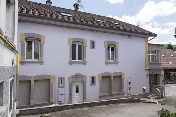 Façade postérieure. © Région Bourgogne-Franche-Comté, Inventaire du patrimoine Façade postérieure. © Région Bourgogne-Franche-Comté, Inventaire du patrimoine