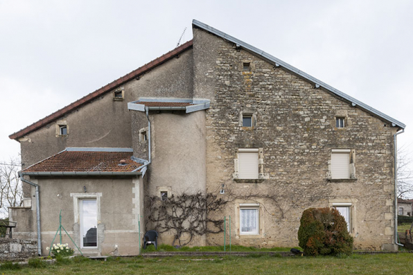 détail sur la maison avec tourelle. © Région Bourgogne-Franche-Comté, Inventaire du patrimoine