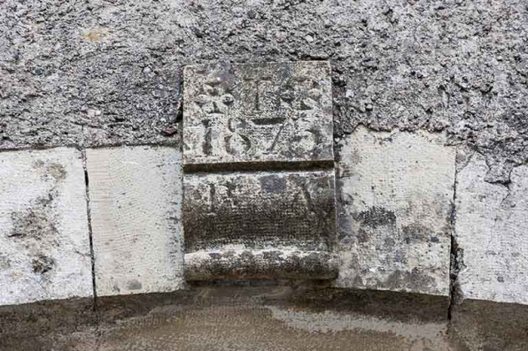 Dtéail sur une clé de voute. © Région Bourgogne-Franche-Comté, Inventaire du patrimoine