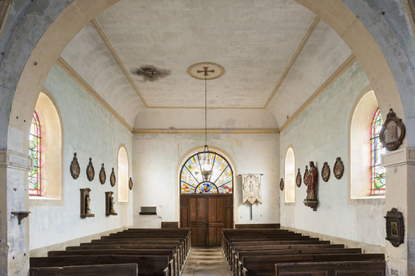 Vue générale depuis le choeur. © Région Bourgogne-Franche-Comté, Inventaire du patrimoine