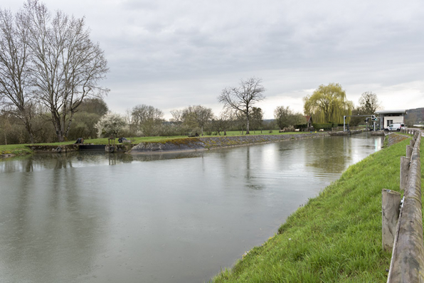 La dérivation et le bassin à radoub. © Région Bourgogne-Franche-Comté, Inventaire du patrimoine