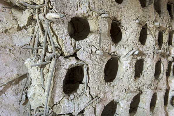 Détail sur la construction des boulins. © Région Bourgogne-Franche-Comté, Inventaire du patrimoine Détail sur la construction des boulins. © Région Bourgogne-Franche-Comté, Inventaire du patrimoine