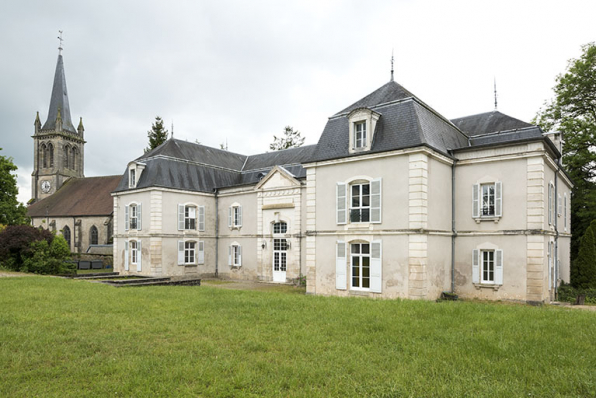 La façade postérieure. © Région Bourgogne-Franche-Comté, Inventaire du patrimoine