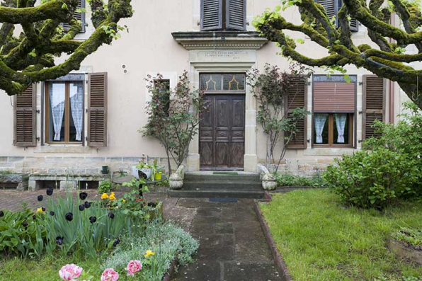 Le rez-de-chaussée, façade principale. © Région Bourgogne-Franche-Comté, Inventaire du patrimoine