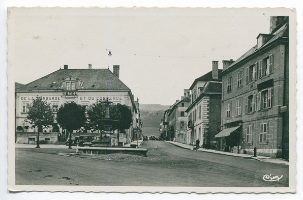 Morteau (Doubs) - Hôtel de la Guimbarde, carte postale, s.n., s.d. [milieu 20e siècle], Combier impr. à Mâcon (Cim) © Région Bourgogne-Franche-Comté, Inventaire du patrimoine