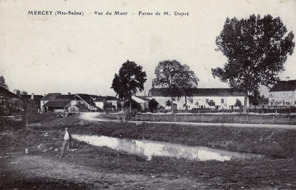 La ferme de l'ancienne château de Mercey, carte postale. © Commune de Gevigney-et-Mercey