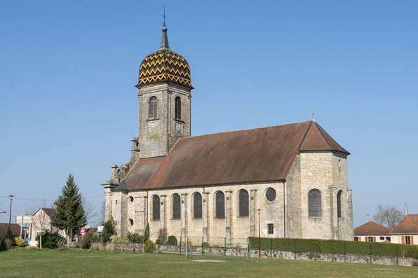 Vue depuis le Sud. © Région Bourgogne-Franche-Comté, Inventaire du patrimoine