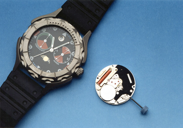 [Montre avec indication des marées], décennies 1980-1990. © Région Bourgogne-Franche-Comté, Inventaire du patrimoine