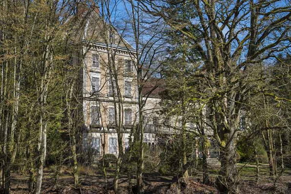 Le pavillon occidental, façade sud-ouest. © Région Bourgogne-Franche-Comté, Inventaire du patrimoine