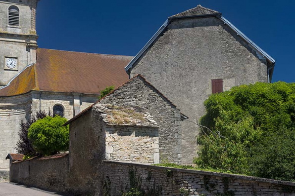 Mur pignon sud. © Région Bourgogne-Franche-Comté, Inventaire du patrimoine