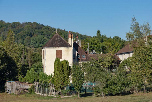 Vue prise depuis le chemin des Vignes. © Région Bourgogne-Franche-Comté, Inventaire du patrimoine