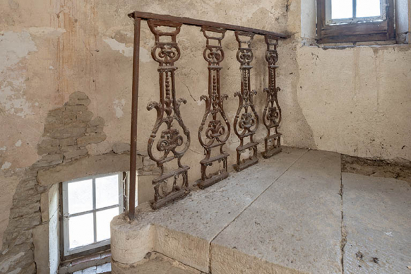 Escalier en vis, comble. © Région Bourgogne-Franche-Comté, Inventaire du patrimoine