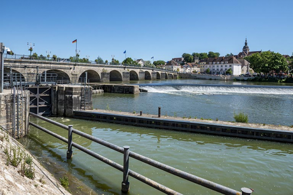 Vue générale du début du bief d'Apremont. © Région Bourgogne-Franche-Comté, Inventaire du patrimoine