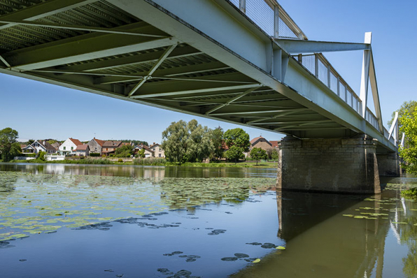 Tablier métallique du pont. © Région Bourgogne-Franche-Comté, Inventaire du patrimoine